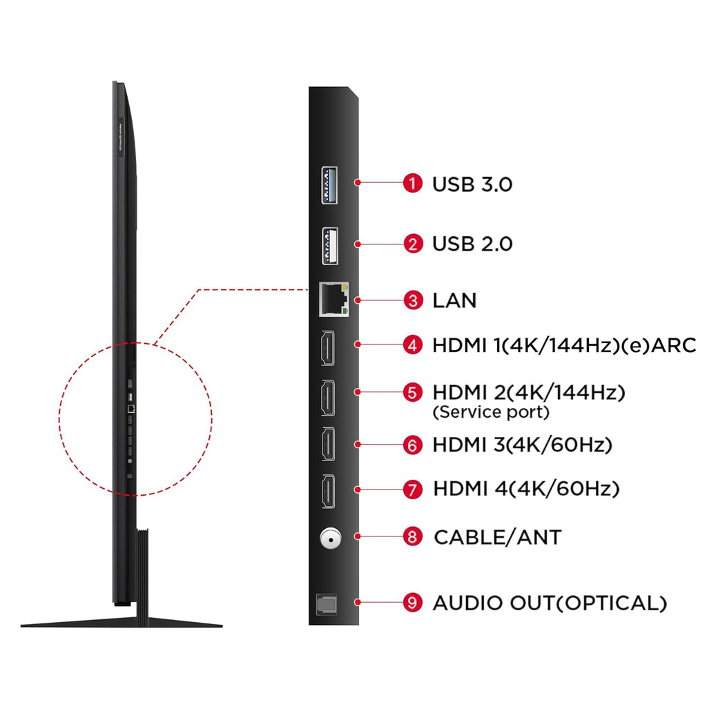 TCL 189 cm (75 inches) 4K UHD Smart QD-Mini LED Google TV 75C72K