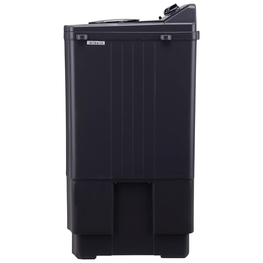 LG 11 Kg 5 Star Wind Jet Dry Rat Away Technology Semi-Automatic Top Loading Washing Machine (P1155SKAZ, Roller Jet Pulsator, Punch + 3, Middle Black)