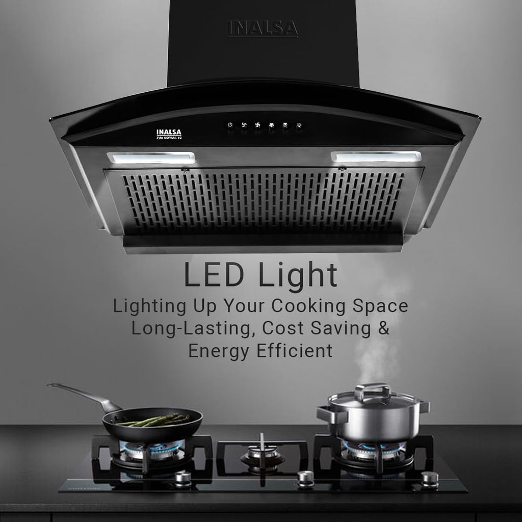 Inalsa Cooker Hood Zylo 60BKMAC