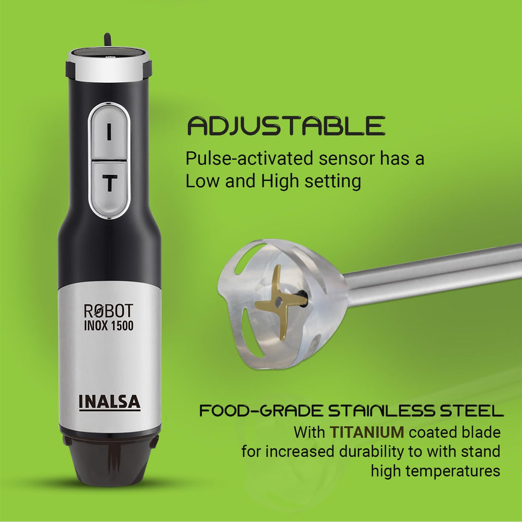 Inalsa Hand Blender Robot Inox 1500