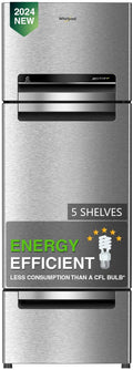 Whirlpool 270 L (Gross Capacity 300L) Frost Free Triple-Door Refrigerator (FP 313D PROTTON ROY ALPHA STEEL (Z)