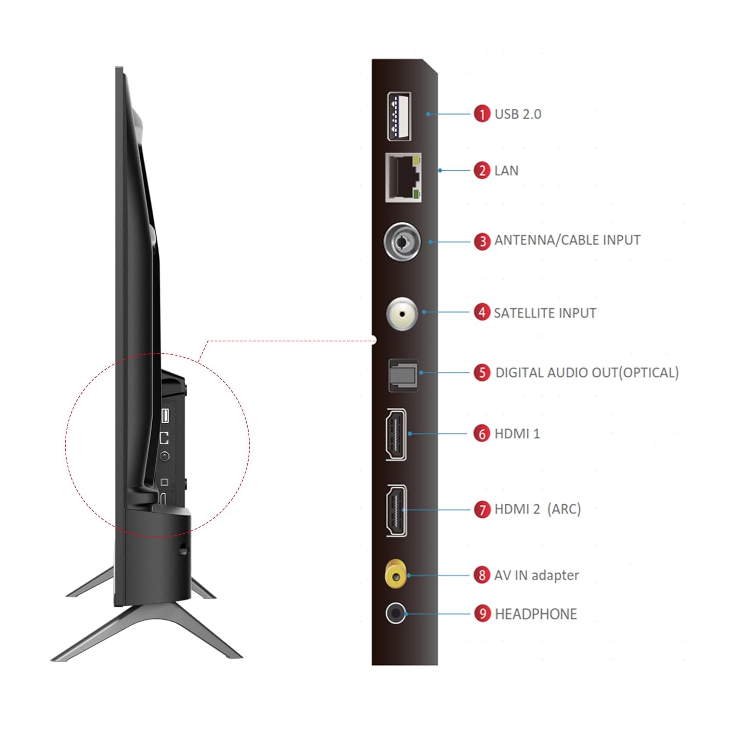 TCL 126 cm (50 inches) Metallic Bezel-Less FHD QLED TV 50S5K