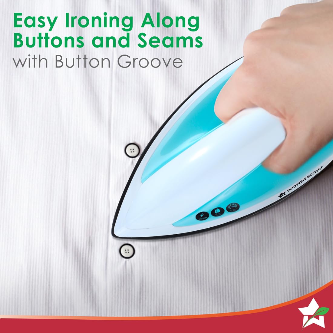 Wonderchef Dry Iron Cruze 1000W