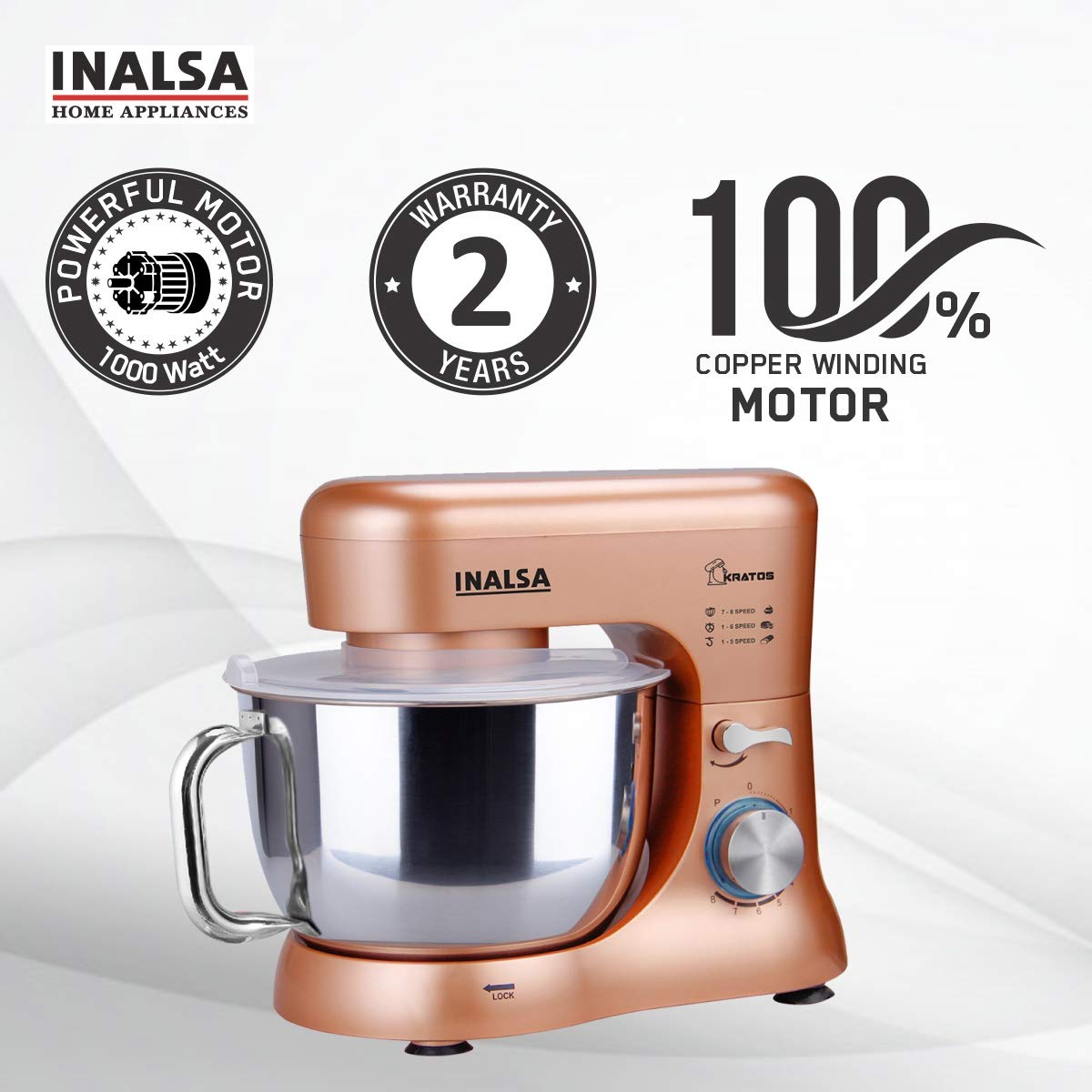 Inalsa Stand Mixer Kratos