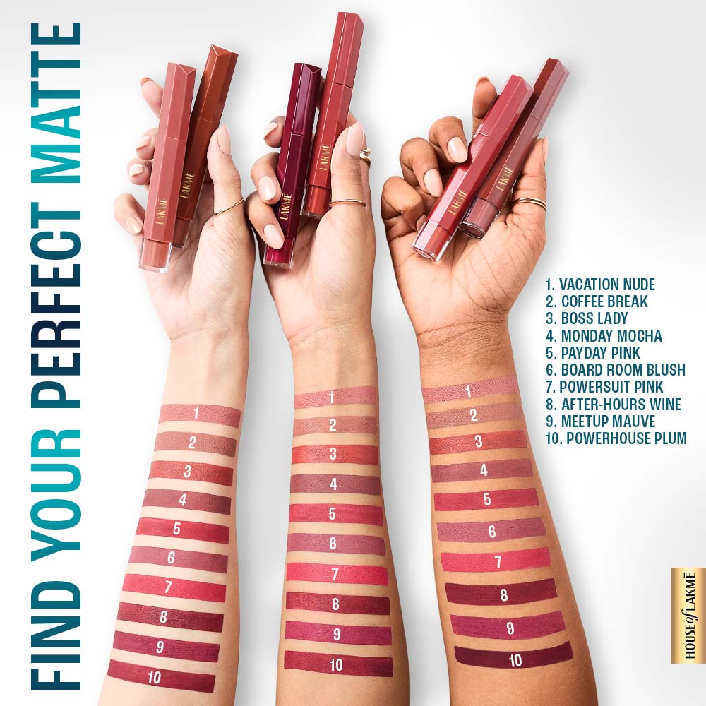 Lakmē 9to5 Hya Matte Lip Liquid