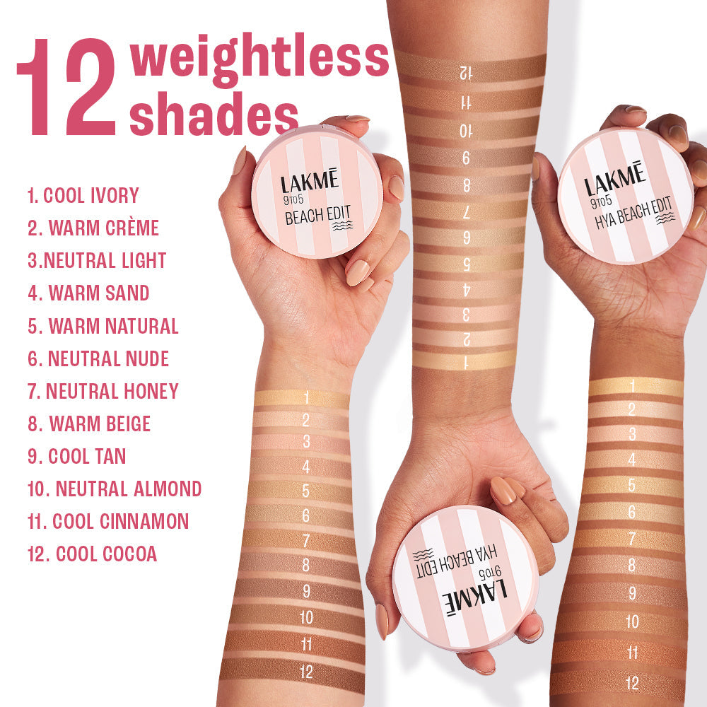 Lakmē 9to5 Hya Beach Edit Cushion Foundation