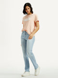 Women's 724 Light Indigo Slim Straight Fit High Rise Jeans