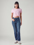 Women's 724 Blue Slim Straight Fit High Rise Jeans