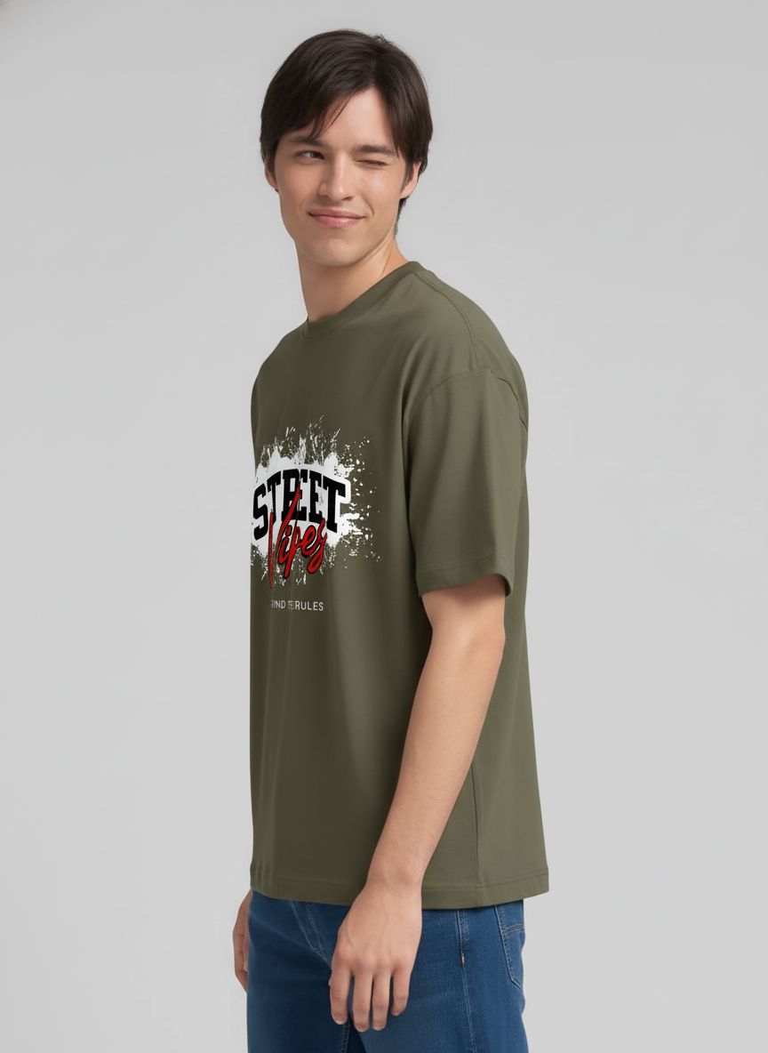 Men Oversized Cotton T-Shirt