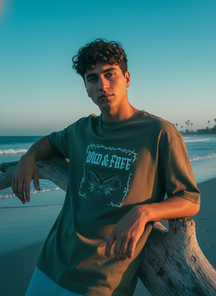 Men Oversized Cotton T-Shirt