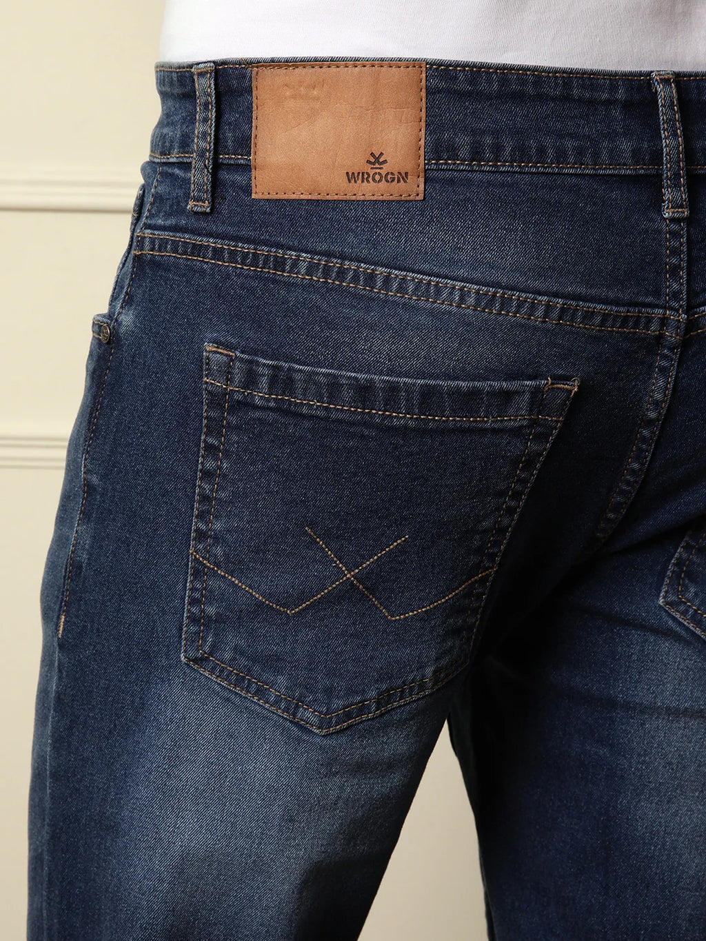 Heavy Fade Skinny Crop Jeans | Blue