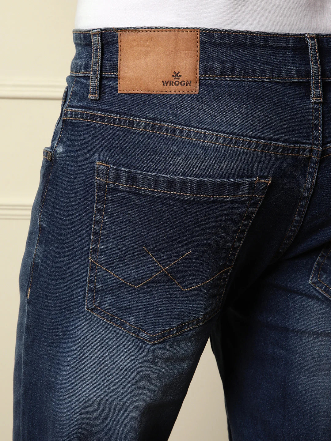 Heavy Fade Skinny Crop Jeans | Blue