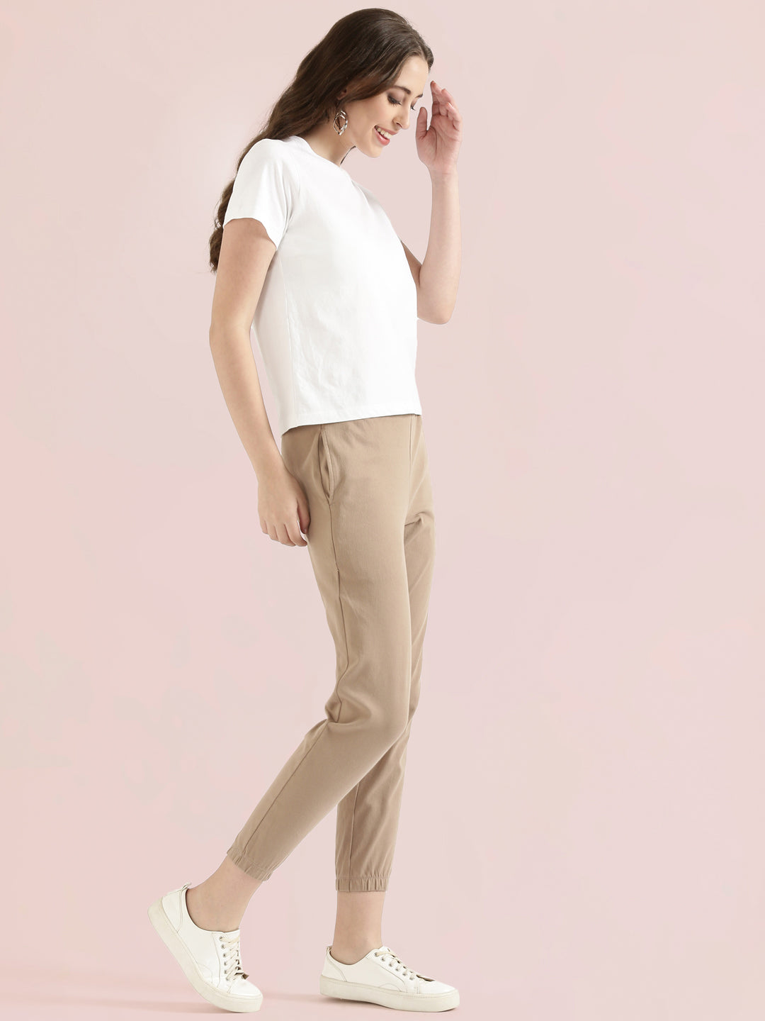 Cotton Jersey Crew Neck Slim Fit T-Shirt