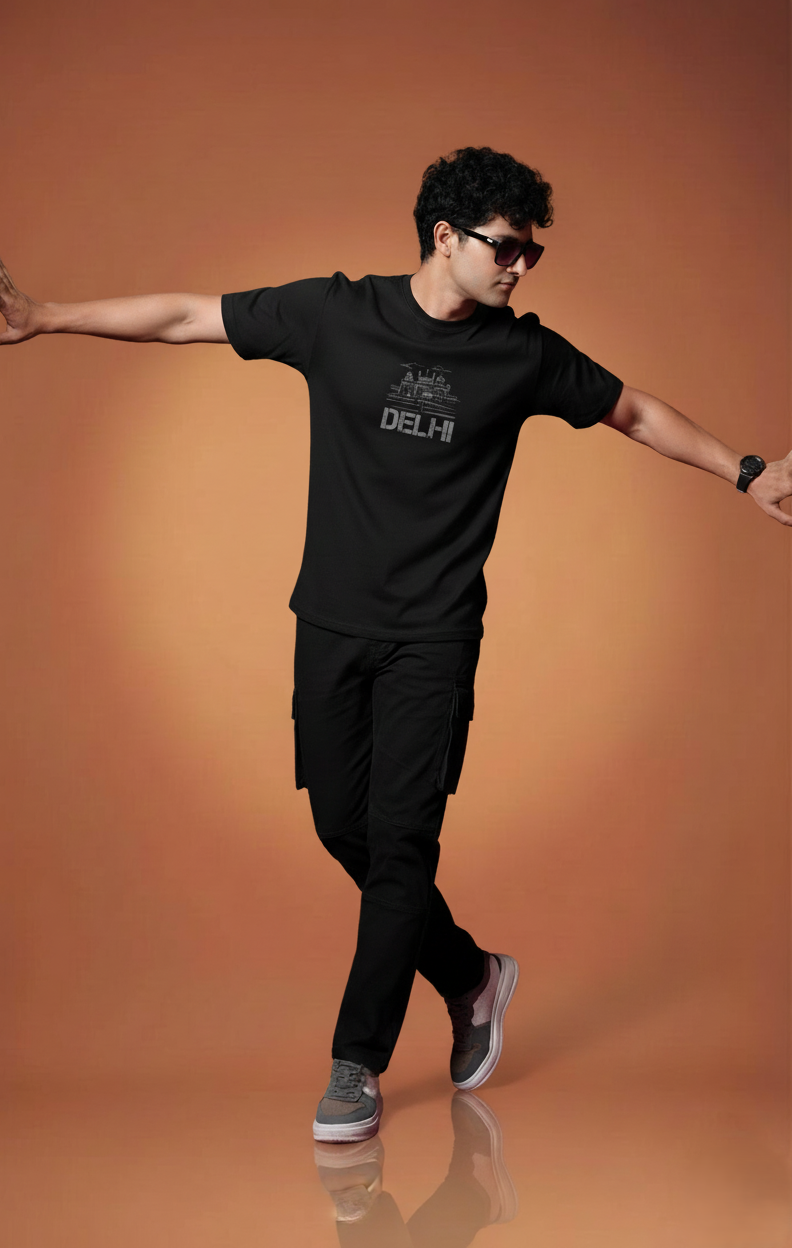 Men Printed Regular Cotton T-Shirt