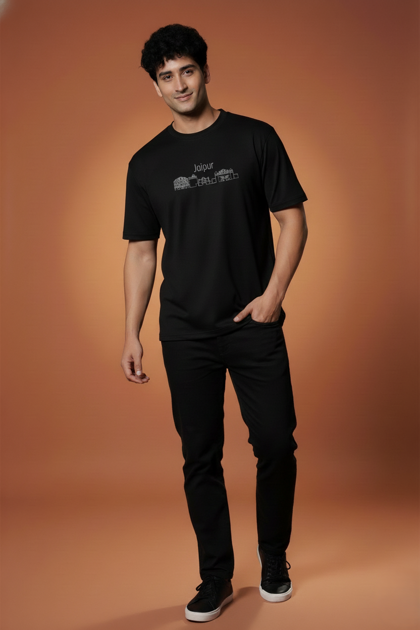 Men Printed Regular Cotton T-Shirt