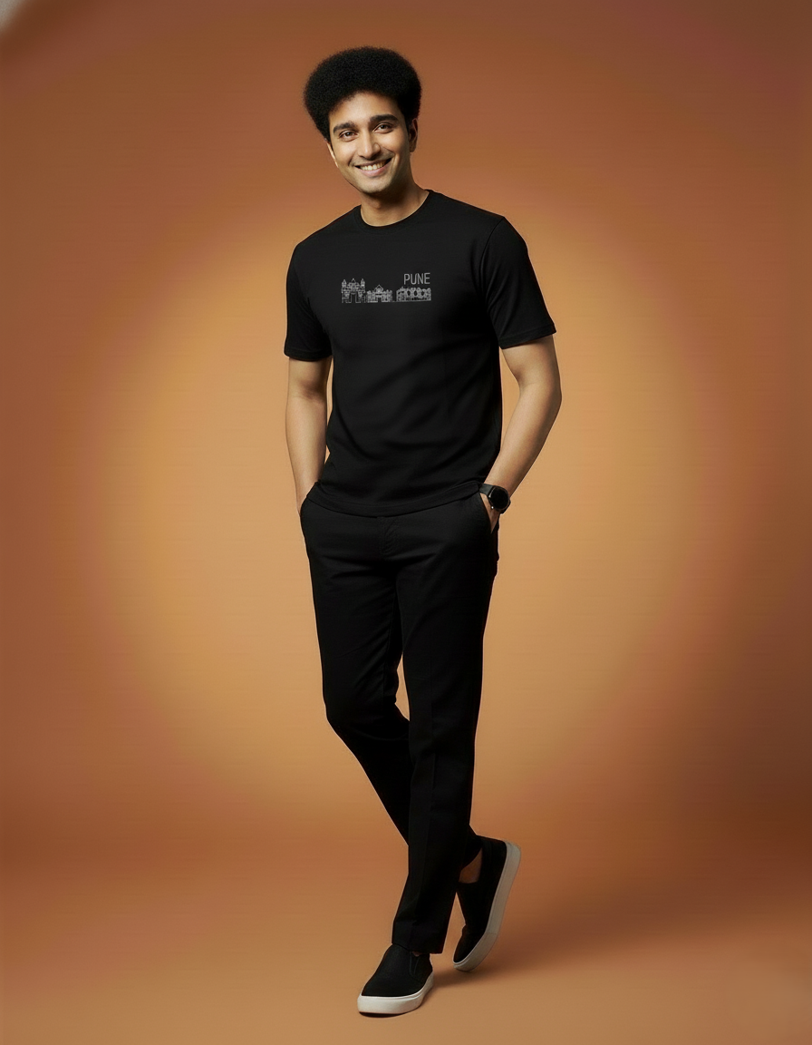 Men Printed Regular Cotton T-Shirt