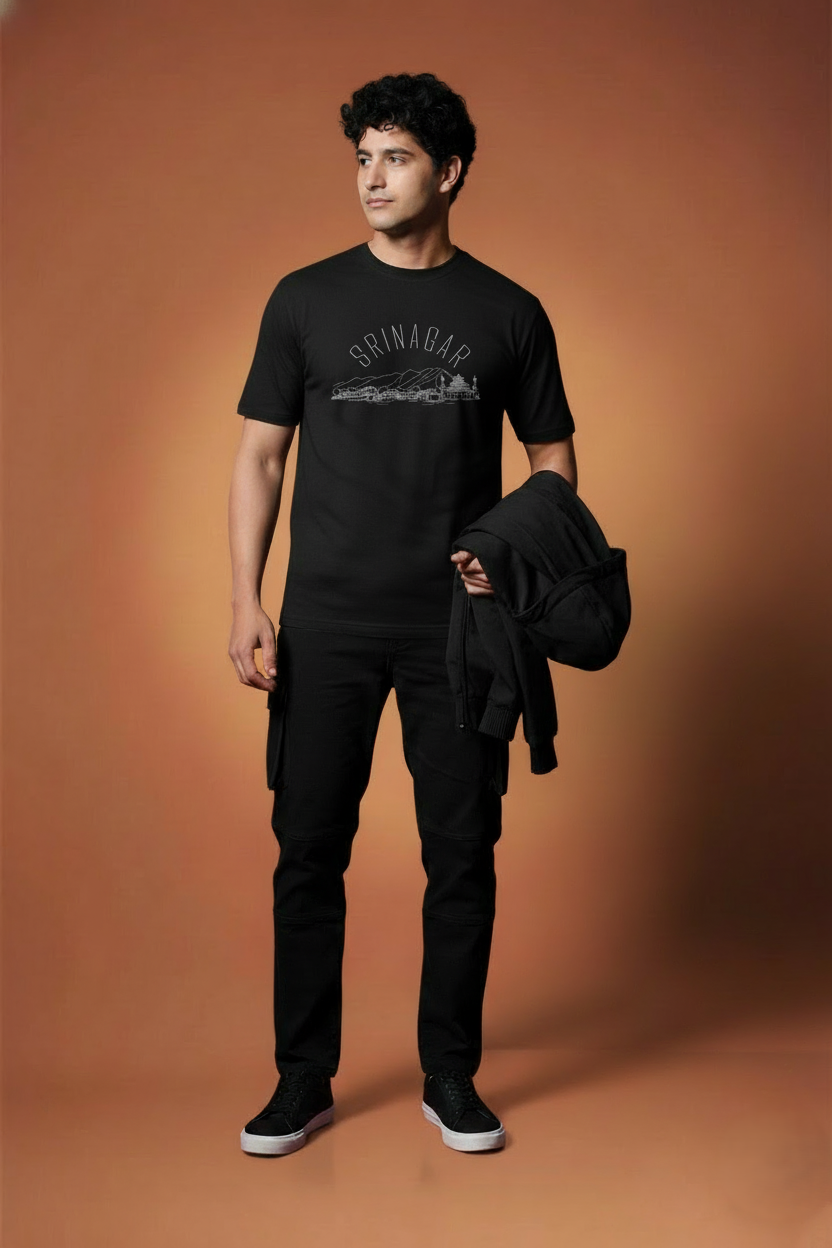 Men Printed Regular Cotton T-Shirt