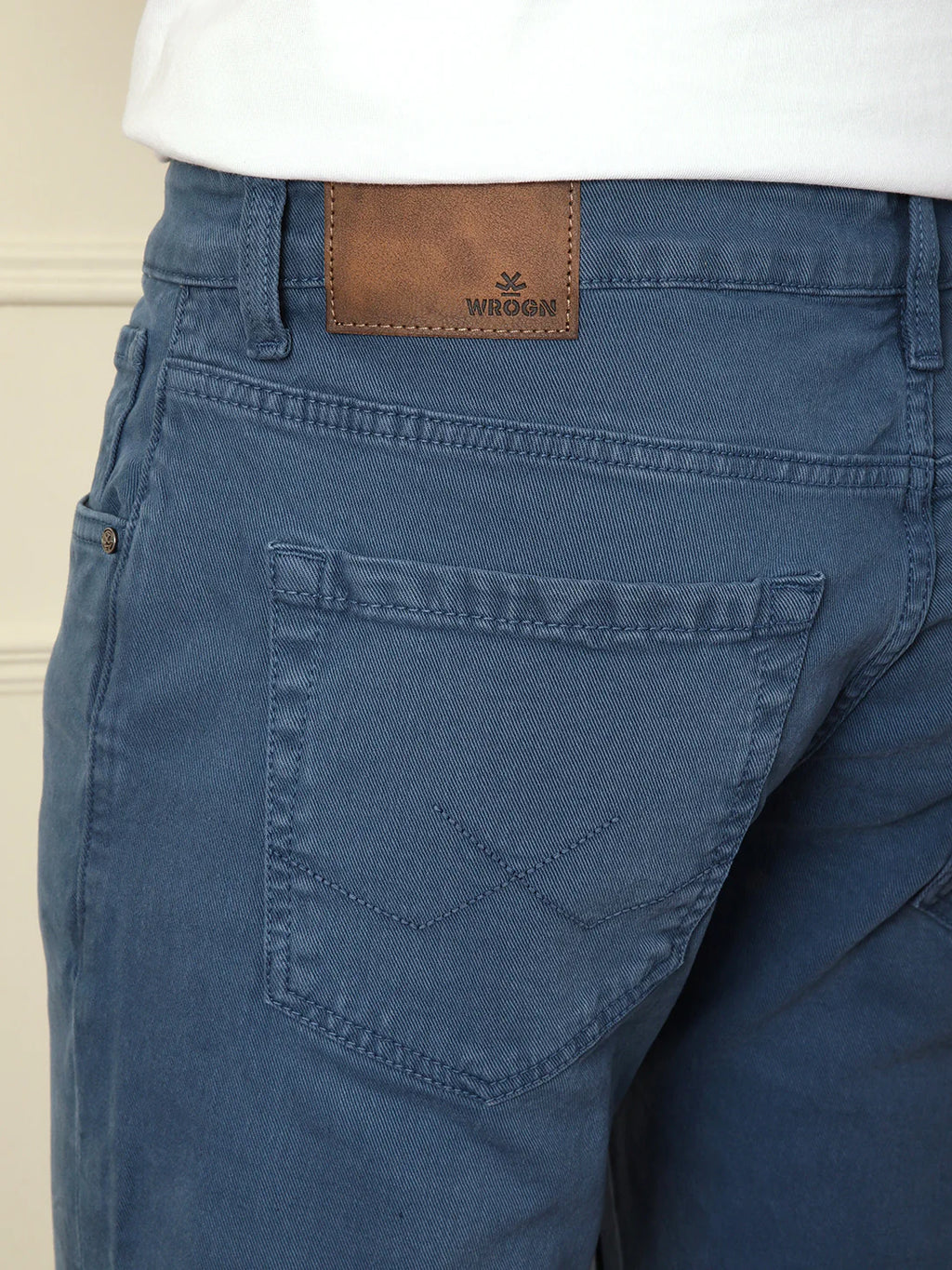 Slim Tapered Coloured Denim Jeans | Blue