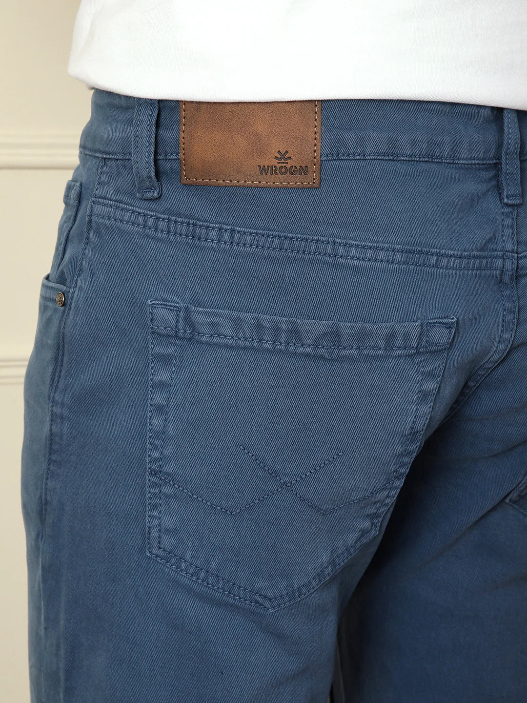 Slim Tapered Coloured Denim Jeans | Blue