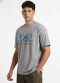 Men Oversized Cotton Tribal T-Shirt