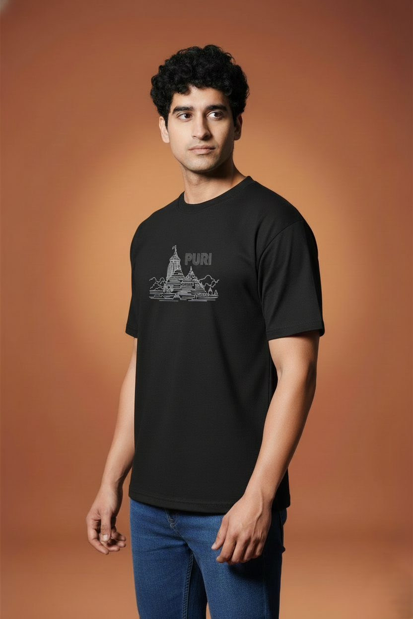 Men Printed Regular Cotton T-Shirt