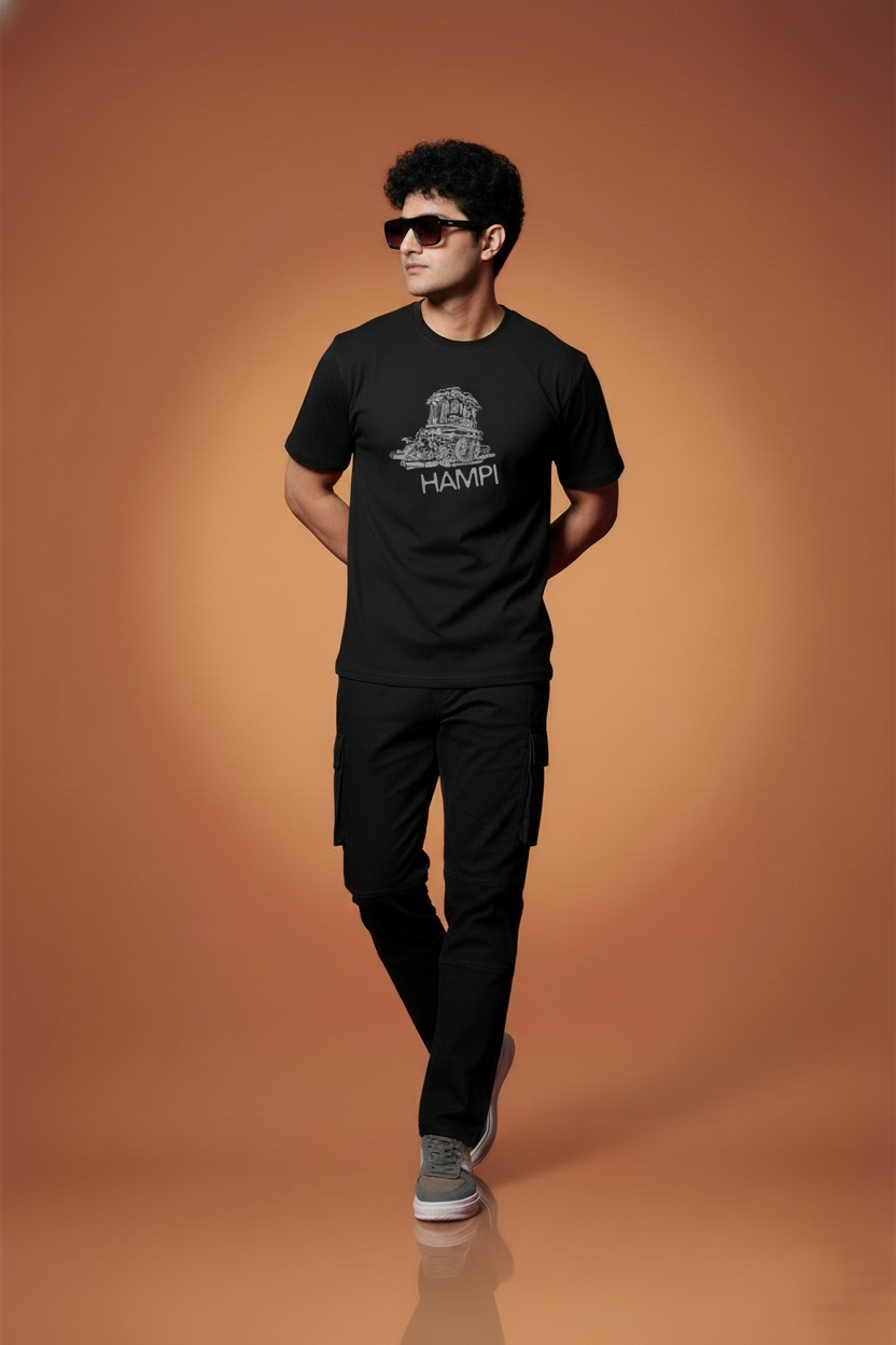Men Printed Regular Cotton T-Shirt