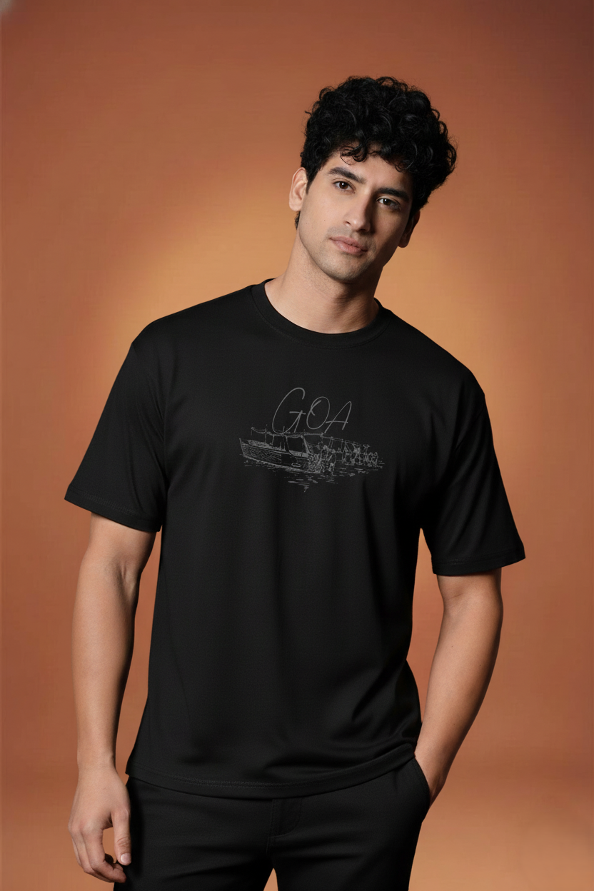 Men Printed Regular Cotton T-Shirt
