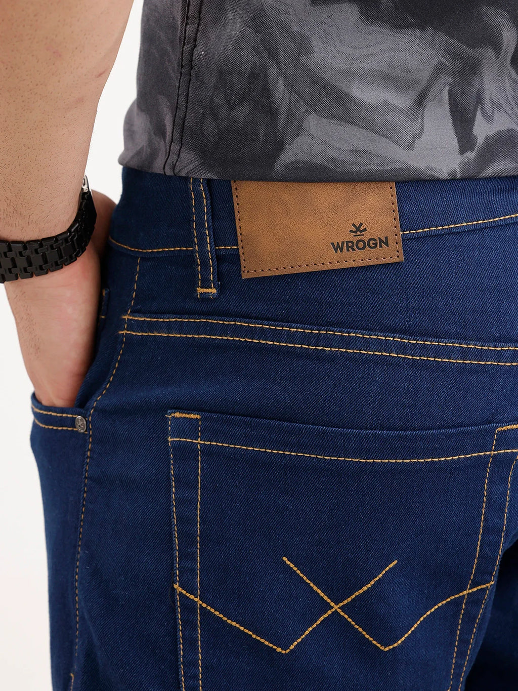 Slim Fit Denim Jeans | Dark Blue