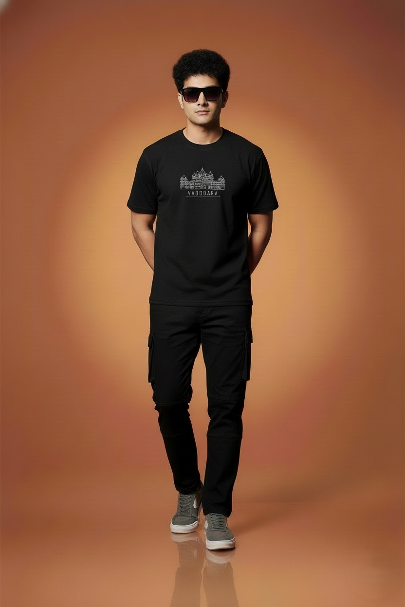 Men Printed Regular Cotton T-Shirt