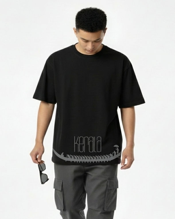 Men Printed Cotton Oversized T-Shirt