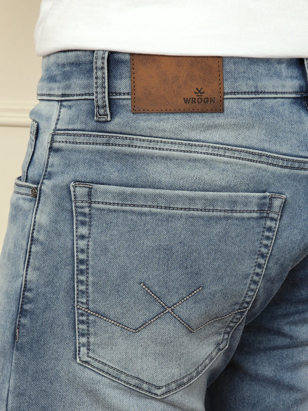 Faded Slim Fit Jeans | Light Grey