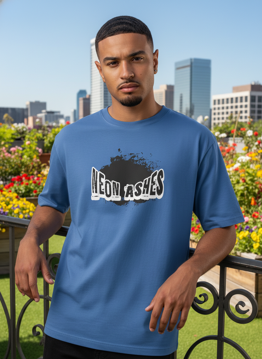 Men Oversized Cotton Printed T-Shirt
