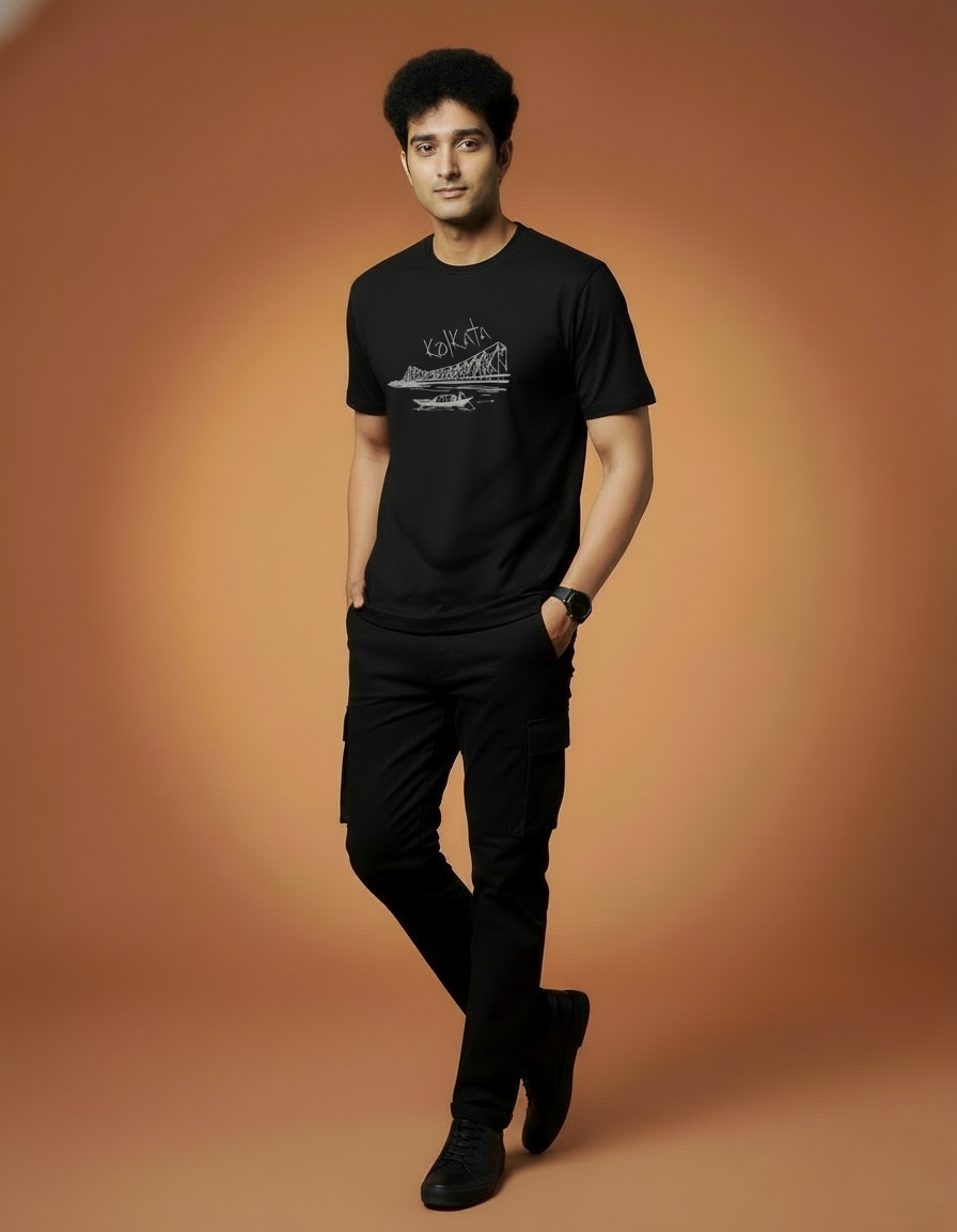 Men Printed Regular Cotton T-Shirt