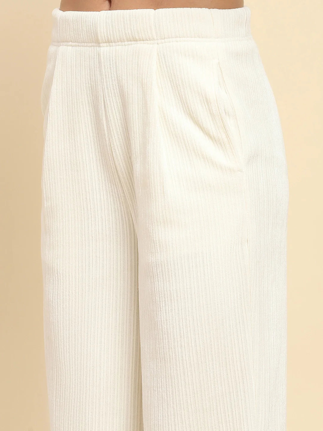 White Solid Loose Lower