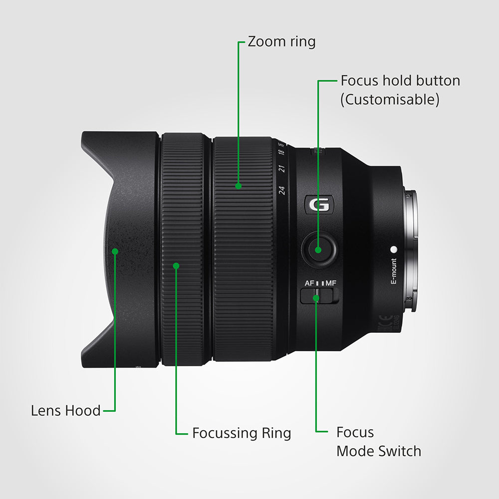 Sony FE 12–24 mm F2.8 GM (SEL1224GM) E-Mount Full-Frame, Ultra-wide-angle Zoom G Master Lens
