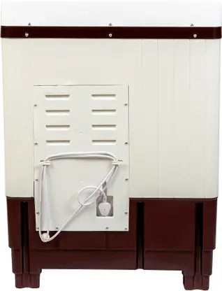Midea 7.5 KG Semi Automatic Top Loading Washing Machine, Rust proof Body, Air Dry Function with 1300 RPM (MWMSA075PPG, Maroon White)