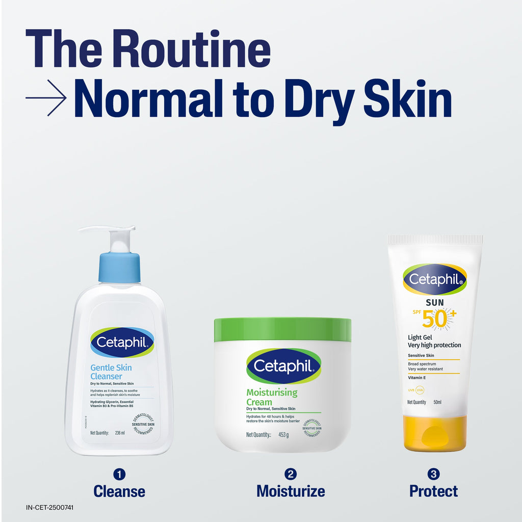 Cetaphil Moisturising Cream 453g for Dry to Normal, Sensitive skin