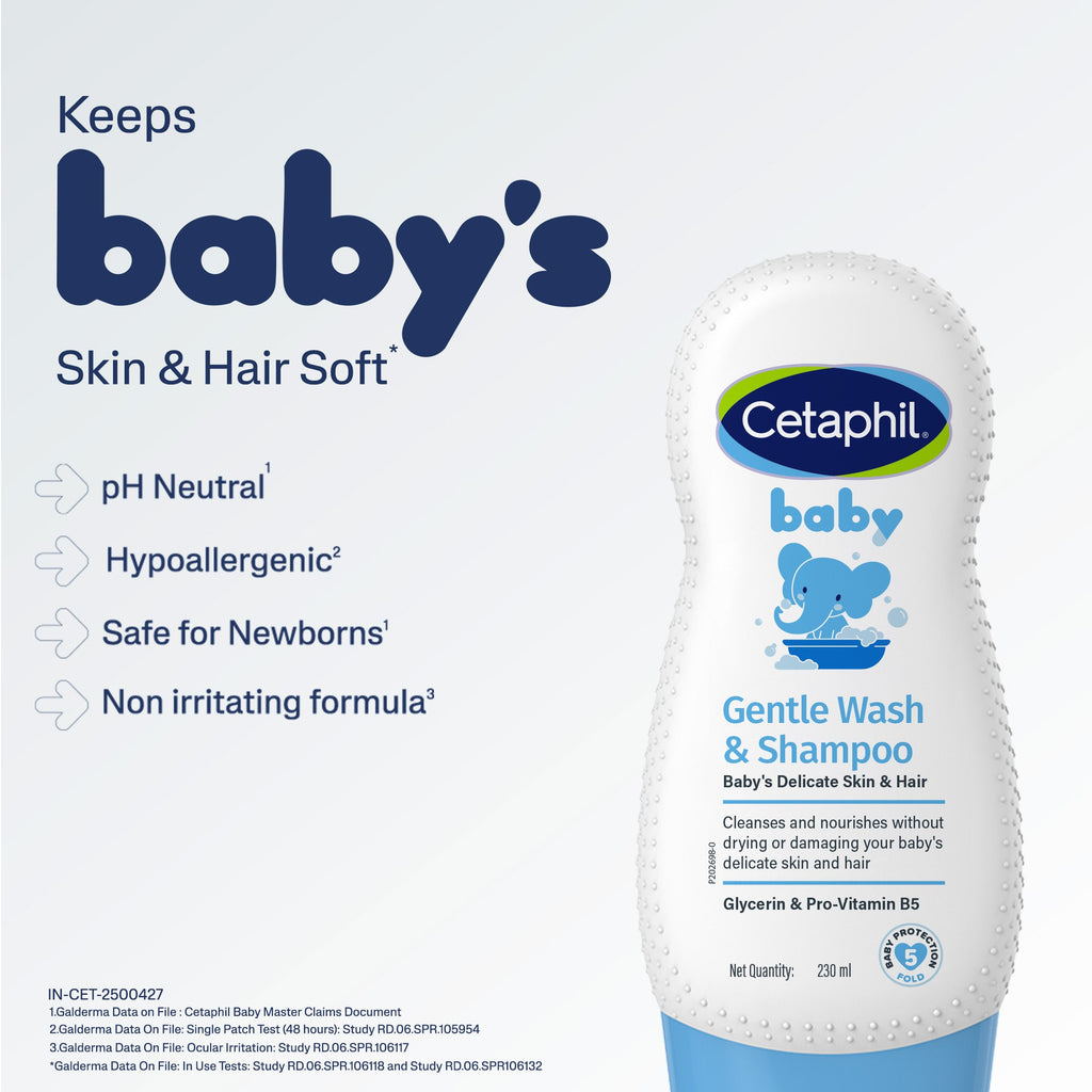 Cetaphil Baby Gentle Wash & Shampoo - 50 ml