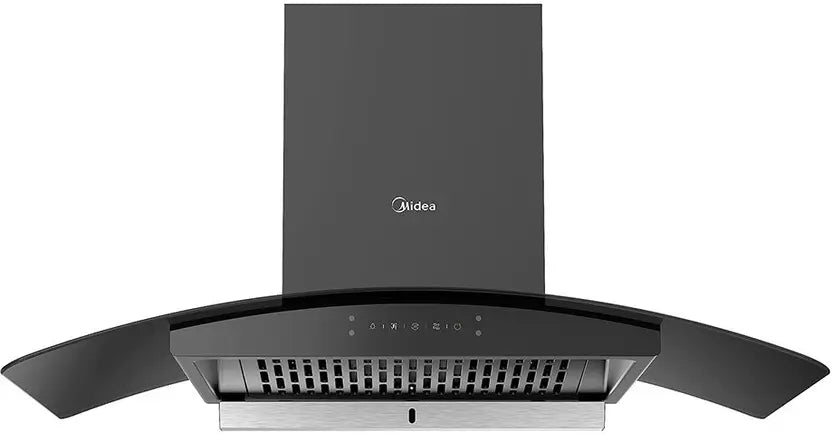 Midea 90V11 Auto Clean Wall Mounted Black 1250 CMH Chimney MH90V11ET28BI-IN
