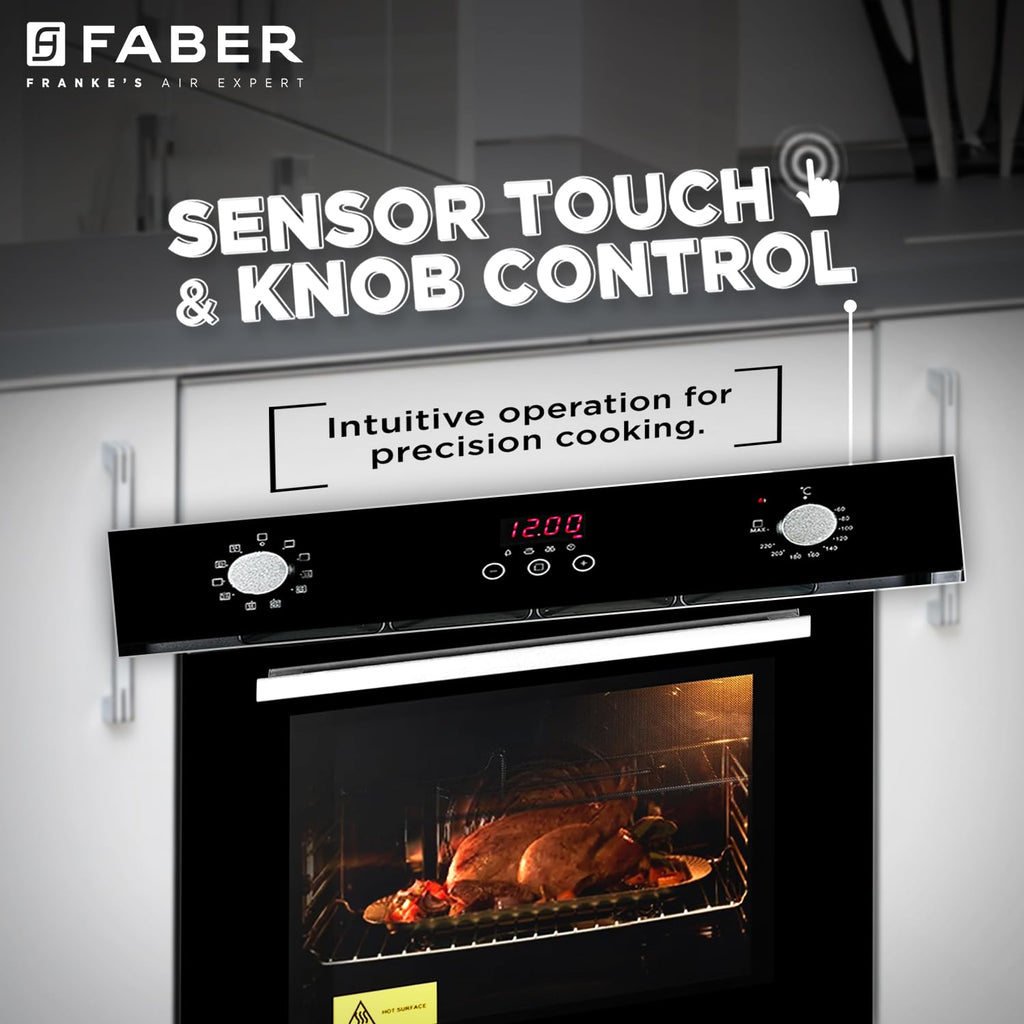 Faber 80 L Convection Microwave Oven (FBIO 80L 10F GLM, Black)