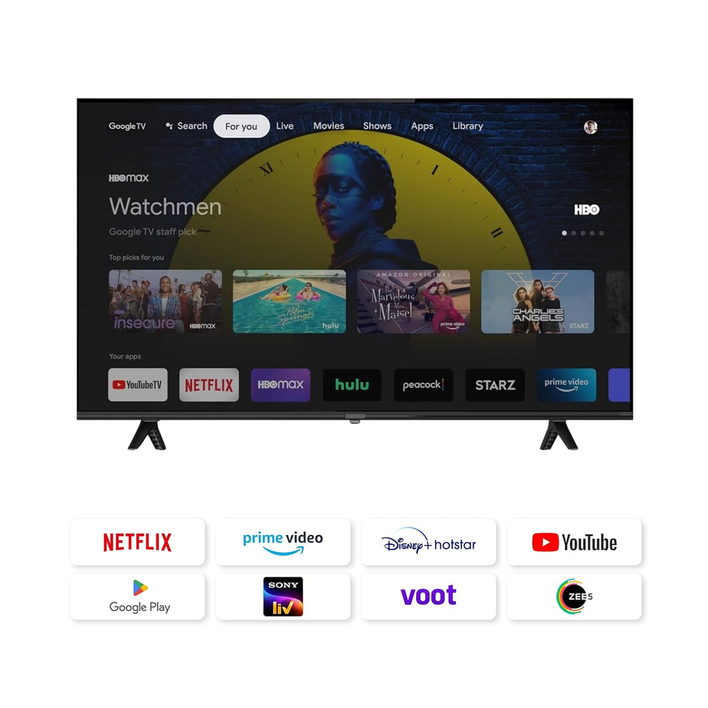 Salora 127 CM (50 INCHES) QLED 4K Ultra HD Smart Google TV, SLV-3505 GTV (Black) Brand New Seal Packed