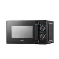Midea 20L Solo Microwave Oven (MMO20CXAMMPEBK, Black, 5 power levels & Defrost function)