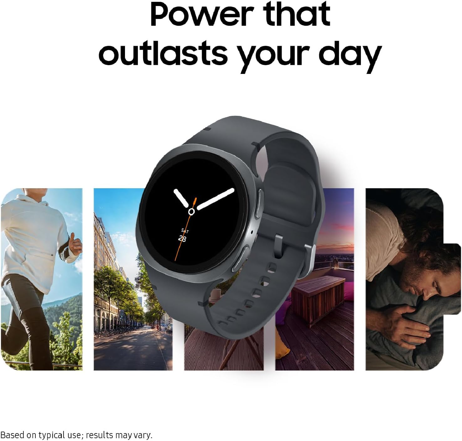 Samsung Galaxy Watch 8 (2025) 40mm Bluetooth Smartwatch, Cushion Design, Fitness Tracker, Sleep Coaching, Running Coach, Energy Score, Heart Rate Tracking