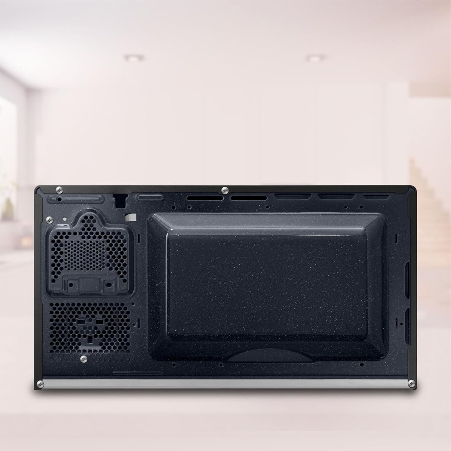 Samsung 23 L Solo Microwave Oven (MS23A3513AK/TL, Black, Auto Cook Programs, Child Safety Lock, Memory Feature, Deodorization, Ceramic Enamel Cavity with 10 year warranty)