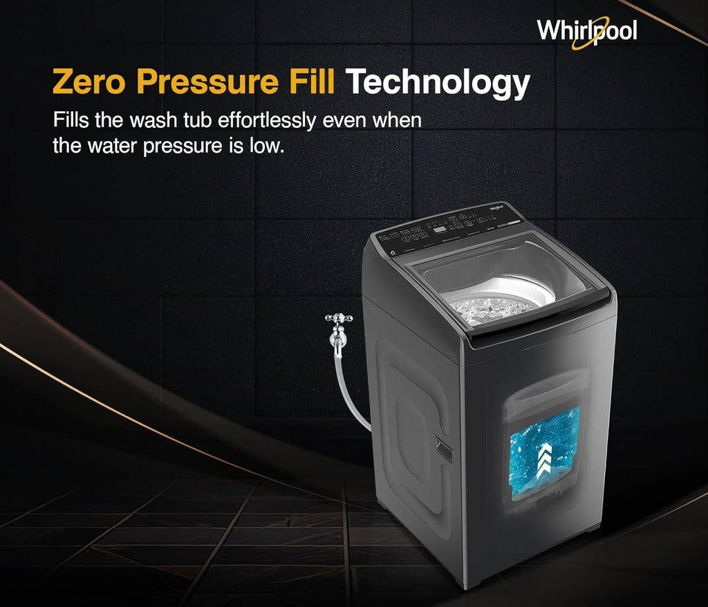 Whirlpool 8 Kg 5 MAGIC CLEAN PRO SW H Fully Automatic Top Load Washing Machine (MAGIC CLEAN PRO SW H KG GREY 10YMW with In-Built Heater)