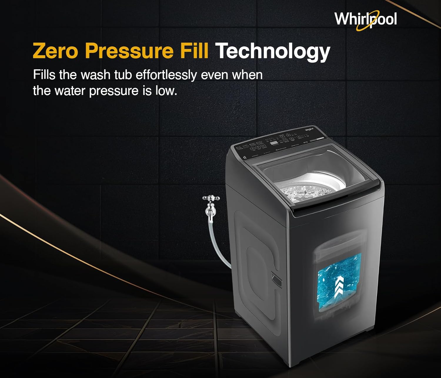 Whirlpool 8 Kg 5 MAGIC CLEAN PRO SW H Fully Automatic Top Load Washing Machine (MAGIC CLEAN PRO SW H KG GREY 10YMW with In-Built Heater)