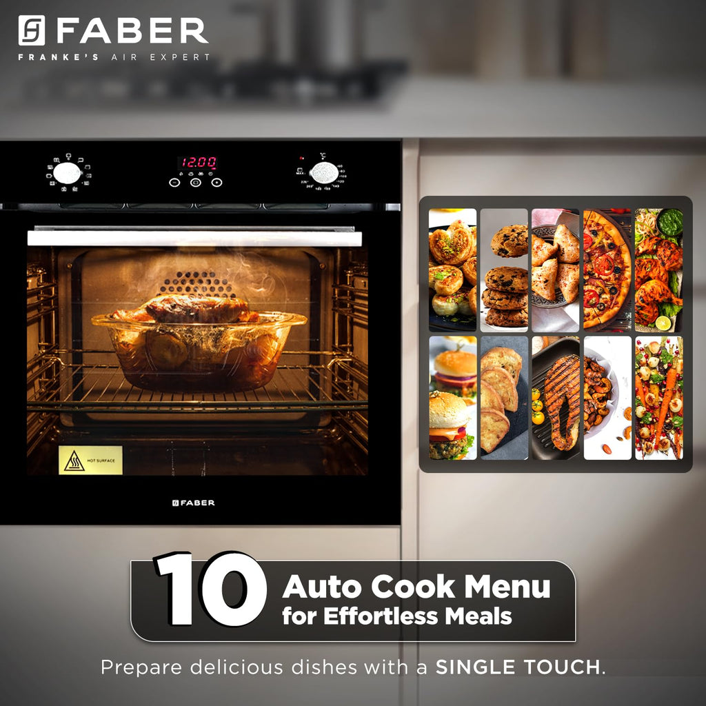 Faber 80 L Convection Microwave Oven (FBIO 80L 10F GLM, Black) (Touched Up)