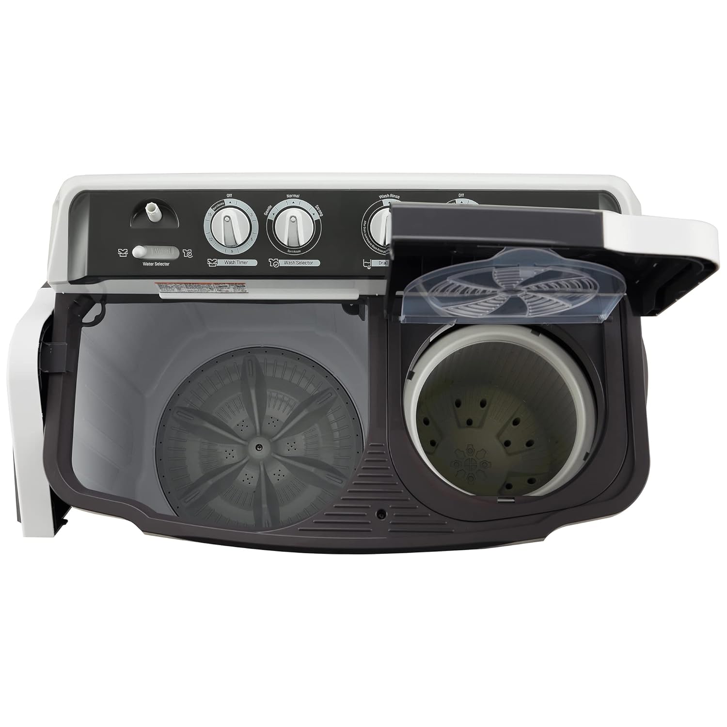 LG 7 Kg 5 Star Wind Jet Dry Semi-Automatic Top Loading Washing Machine (P7010NGAZ)