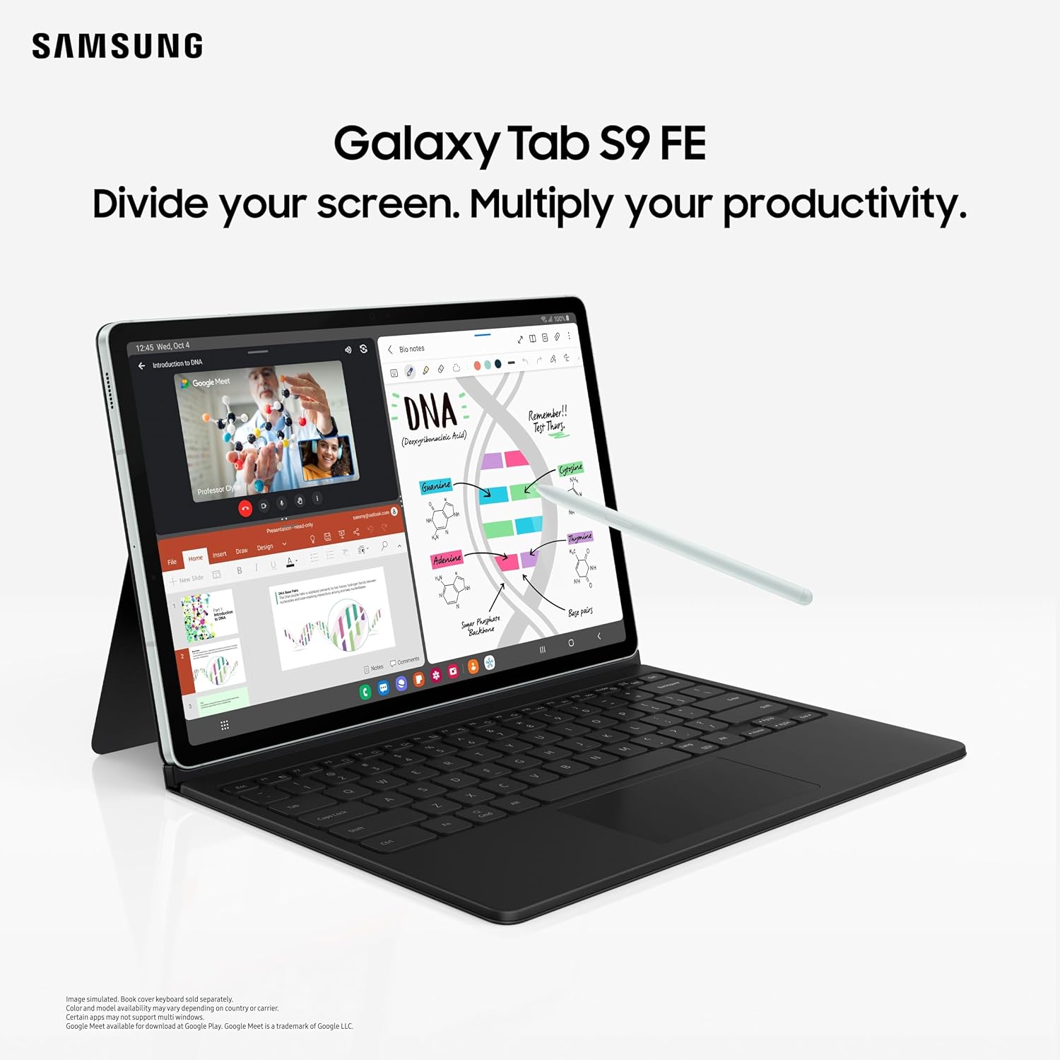 Samsung Galaxy Tab S9 FE 27.69 cm (10.9 inch) Display, RAM 6 GB, ROM 128 GB Expandable, Wi-Fi (CLEARANCE DEAL)