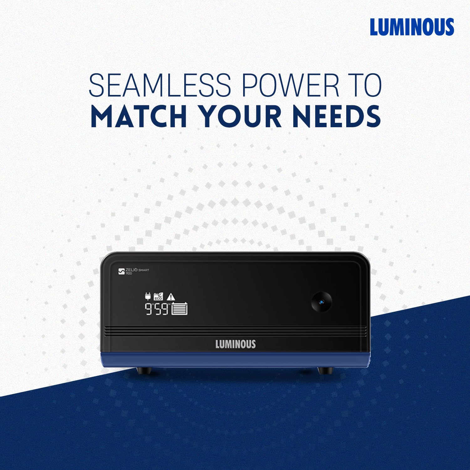 LUMINOUS ZELIO+ 1100/12V-V2 ZELIO1100 Pure Sine Wave Inverter